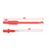 ZB-T12S Automotive Wire Piercing Probe Wire Piercing Clip Puncture WireBack Probe Pins Red Black 160 * 16mm?Use for 4mm Banana Extended Test Cable...