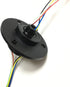 Taidacent Hollow Slip Ring Signal Power Continued 2/4/6/12 Road Collector Ring Conductive Electric Motor Slip Ring Rotating Connector (5mm Inner D...