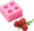 3D Full-size Strawberry Silicone Mold - MoldFun Large Strawberry Mold for Fondant, Gum Paste, Cake Topper Decorating, Chocolate, Candy, Ice Cube, ...
