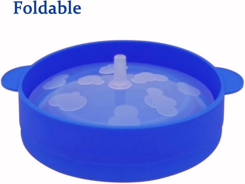 Mini Microwave Popcorn Popper, BPA Free Silicone Popcorn Popper Microwave Collapsible, Microwave Popcorn Maker, Microwave Popcorn Bowl, Dishwasher...
