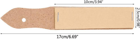 Brown Sandpaper Sharpener Pencil Pointer Sand Paper Board Pencil Sharpener Pencil Polishing Sharpener Art Drawing Tool Writing Supplies for Adults...