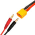 2 PCS XT30 Plug Male Connector to 4mm 4.0mm Banana Plug Bullet Connector Charging Extension Cable Cord Lead with 11.8in 16AWG Silicone Wire......