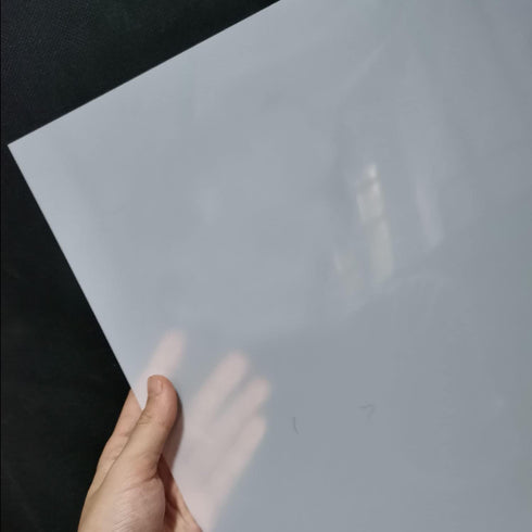 7.5mil Blank Mylar Sheets for Stencil, 8PCS 12x24 inch Milky Translucent PET Blank Stencil Making Sheet, Blank Mylar Templates for Cutting Machine...