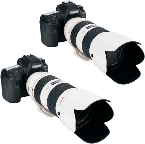 JJC Dedicated Reversible Lens Hood Shade for Canon EF 70-200mm f/2.8L is III USM & Canon EF 70-200mm f/2.8L is II USM Lens Replaces Canon Lens Hoo...
