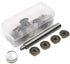 20 Pieces Jeans Button Tack Buttons Snap Fastener Press Studs Metal Replacement Kit with Storage Box, Diameter 17MM(0.67 Inch) (Style 3)...