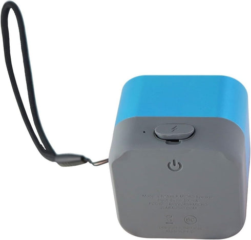 JLab Crasher Micro Wireless Bluetooth Speaker, Bluetooth 2.1, 10 Hour Battery Life, Water Resistant & Dust Resistant, USB Charging, Blue......