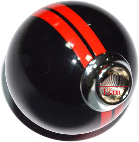 5 Speed Red line Shift Knob Black Car Gear Stick Shift Shifter Knob Automatic Manual Shifter Knob Suitable for Most Transmission Vehicles...
