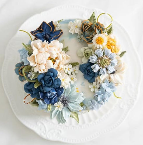 Silver Pleated Skirt Piping Nozzles Set, Stainless Steel Russian Nozzles Tips Piping Set for Pastry Fondant, Cake Decorating Supplies Baking Tools...