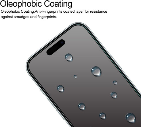 Supershieldz (3 Pack) Designed for iPhone 15 (6.1 inch) Tempered Glass Screen Protector, Anti Scratch, Bubble Free......