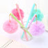 12Pcs/Bulk Funny Cute Pens Kawaii Plush Ball Pom Top Pendant Cool Novelty Gel Pen, Aesthetic Stationery Rollerball Back to School Office Journalin...