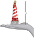 Old World Christmas Collection Glass Blown Ornaments for Christmas Tree, White Shoal Lighthouse...