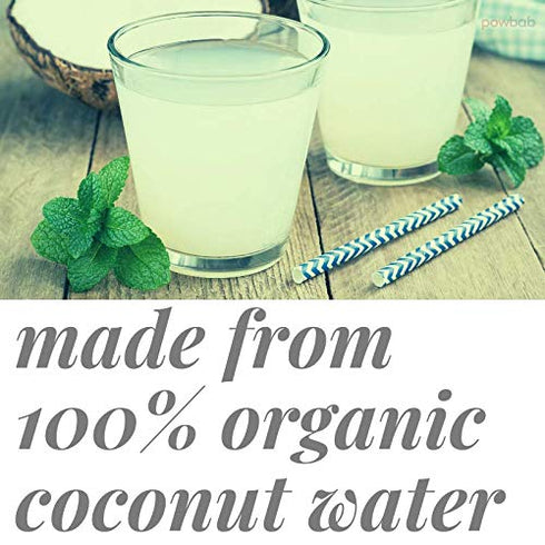 powbab Coconut Water Powder From 100% Organic Coconut. No Sugar Added. Pure Delicate, Clean Taste. Dehydrated, Not Freeze Dried, Raw, Unsweetened ...