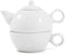 Metropolitan Tea White Ceramic Tea For Me Pot...
