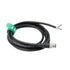 M12 5 Pin Male A Coding Sensor Cable to Bare Wire for Industrial Controls Automation, Device Network DeviceNet, CANopen, IO Link, Profibus 2m...