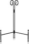 Plate Stand and Holder Display Stand 12 Inch, Black Iron Picture Frame Stand for Display, Collapsible and Portable Easel Stand for Table (1 Pack)...