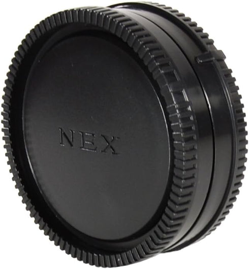 Body Cap & Camera Rear Len Cover Set Compatible with Sony E-Mount NEX Cameras A7II,III A7R III A9 A7 A7R A7S A6500 A6300 A6000 A55 A65 A77 A99 A90...
