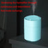 Air Humidifier USB Plug-in Power Supply, Facial Hydration, Mini Humidifier, Tap Water, Car, Plant Hydration with LED (Green)...