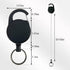 Retractable Key Chain Key-Rings - Heavy Duty Key Holder Belt Clip with Multitool Carabiner, Retractable Keychain Key Holder-Rings/Carabiner, 25 In...