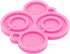 Shiny Glossy Round Circle Earrings Mold DIY Epoxy Silicone Molds Earring Jewelry Resin Silicone Casting Molds Earring Keychain Pendant Jewelry Mak...