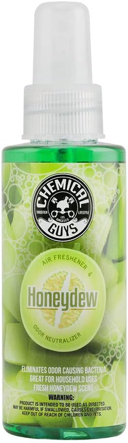 Chemical Guys AIR_220_04 Honeydew Premium Air Freshener and Odor Eliminator (Great for Cars, Trucks, SUVs, RVs & More) Honeydew Scent, 4 fl oz...