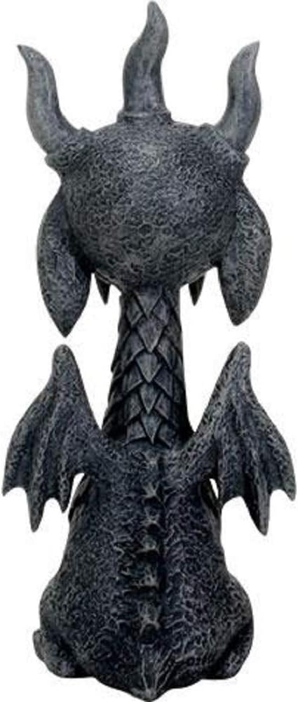 SUMMIT COLLECTION 5.5 Inch Medieval Dark Grey Winged Gothic Gargoyle Guardian Gor Gor Desk and Shelf Decoration...