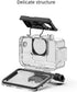 Waterproof Case for DJI Osmo Action 3 /Action 4 Camera Accessories, Underwater 45M/148FT Deep Diving Protective Shell Housing with Bracket Accesso...