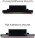 Sametop Helmet Adhesive Sticky Mounts Curved Attachment Flat 3M Mount Compatible with GoPro Hero 12 11 10 Max 9 8 7 6 5 4 Session DJI Osmo Action ...