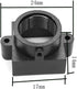 20 Pieces M12 20MM Hole Spacing Interface Plastic CCTV Security Camera Lens Holder Board Lens Holder Board Module Lens Mount Connector, Black...