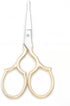 Embroidery Scissors - Stainless Steel Sharp Sewing Shears for DIY Craft, Art Work, Needlework, Cross Stitch (Gold Safety - 3.7 Inch)...