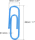 MECCANIXITY Paper Clips Small Size 1.1 Inch Vinyl Coated to Prevent Tearing Pages with Box for Organize Office Home Blue Count 600...