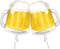 Set of 2 Foaming Beer Mug 23" Foil Party Balloons...