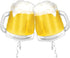 Set of 2 Foaming Beer Mug 23" Foil Party Balloons...