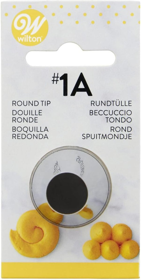 Wilton Decorating Tip-1A Round Carded, Package May Vary...