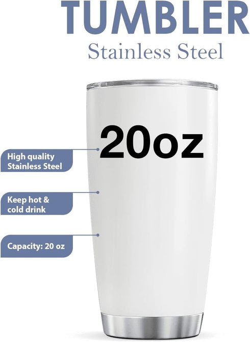 Sewing Coffee Tumbler For Women Girls Mother 20 Oz Double Walled Stainless Steel Mug For Sewers Inspiration Gifts For Birthday Party Quilting Trav...