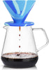 The Original JavaFlex Premium Foldable Silicone Pour Over Coffee Maker and Storage Pouch. Uses #2 V60 Cone Coffee Filters...