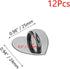 12Pcs Phone Charm Hook Adhesive Metal Phone Finger Grip Hook Cell Phone Ring Holder Stand for DIY Accessories (Black, Heart Shaped)......