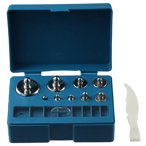 17Pcs Calibration Weights Set, Gram Weights Kit, 10mg - 100g Measuring Accessories, Balance Weighting Tools for Lab Educational Science...