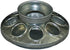 Rocky Mountain Goods Chick Feeder Base for Jar - Jar Feeder for Small Birds and Chickens - Galvanized rust proof steel - 8 feed holes - Easy to at...
