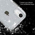 for iPhone XR case, Glitter Hybrid Shining Hard PC Back Protective Case for Girls Women, Compatible with iPhone XR (6.1 inches) - Crystal Clear...
