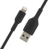 Belkin BoostCharge Lightning Cable - 3.3ft/1M - MFi Certified Apple iPhone Charger USB to Lightning Cable - iPhone Cable - iPhone Charger Cord - A...