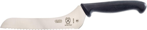 Mercer Culinary Millennia Black Handle Offset Bread Knife, 7-Inch...