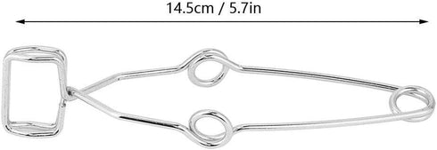 5PCS Spring Test Tube Holders Steel Clip Clamp Holder Testing Tube Holder Laboratory Test Tube Clip Laboratory Experiment Testing Holder 14.5cm Le...