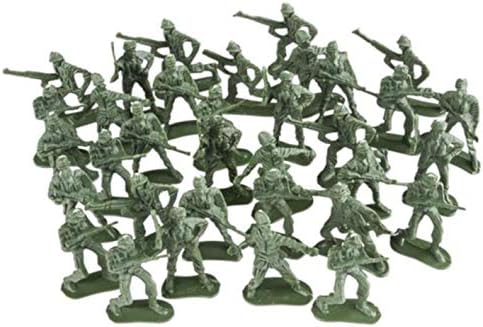 OIG Brands 144 PCS Toy Soldiers and Army Men Action Figures - Diverse Military Toys Playset for Creative Kids, Perfect Plastic Army Men Playset fo...