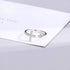 Double Cross Faith S925 Sterling Silver CZ Crystal Opening Ring for Women Teen Girls Dainty Adjustable Statement Engagement Finger Christian Finge...