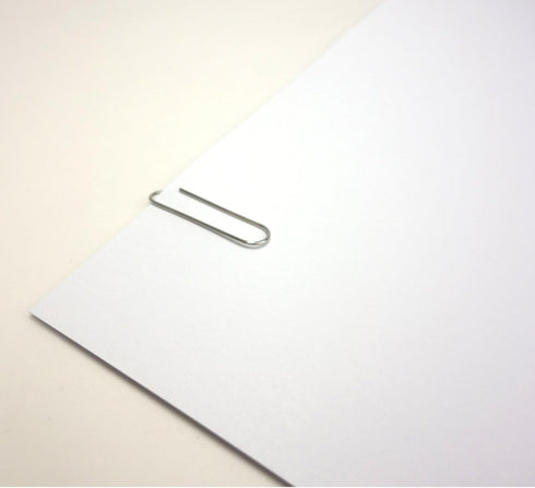 Kokuyo Gem Paper Clip, Big Size 1.1in (28mm), 1000pcs, 400g, Silver Paper Clips, Suitable for Office, School, and Daily use, Japan Import (KURI-1-...