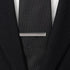 Burgundy Long Striped Tie Clips...