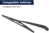 X AUTOHAUX Car Rear Windshield Wiper Blade Arm Set for Mazda3 2010-2013 14 Inch 355mm...