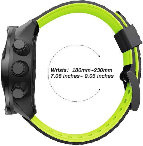 NotoCity Soft Silicone Band Compatible with Suunto 7/Suunto 9 Replacement Wristband for Men and Women Sports Watch Strap for Suunto 7/Suunto 9 Bar...