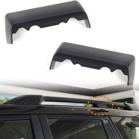for Toyota Land Cruiser Prado FJ150 2010-2022 Black Exterior Roof Rack Rails Luggage Center Protector Cover Car Accessories 2pcs...