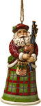 Jim Shore Heartwood Creek Scottish Santa Stone Resin Hanging Ornament, 4.75”, Christmas...
